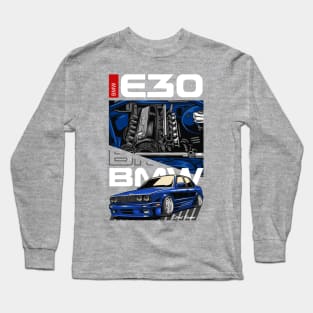 BMW E30 Iconic Design Long Sleeve T-Shirt